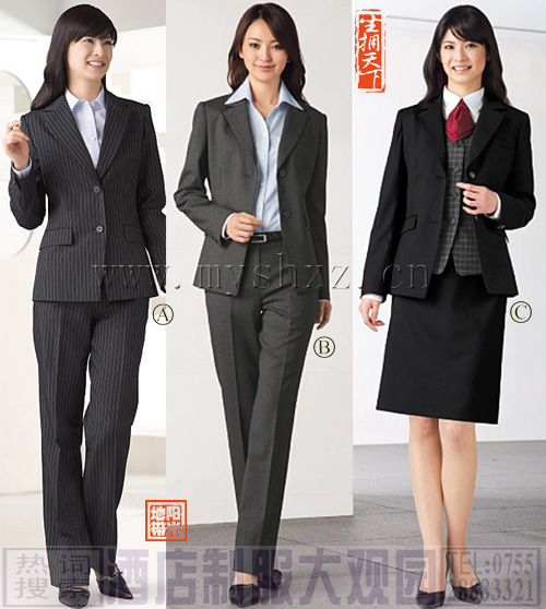 【酒店制服大观园】商务<em>女</em>西装图库 <em>阿里巴巴</em>
