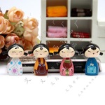 【热荐】彩妆少女 工装少女手机挂件 手机饰品 手机挂件批发