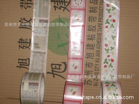 牛皮纸胶带彩印花4