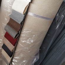 廠家斜紋仿麻布 人字紋編織麻布粗紡箱包布 沙發抱枕鞋材現貨批發