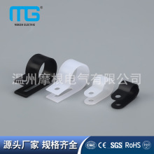 廠家批發R型固定夾配線固定鈕R型線夾壓線卡子固定理線夾扣固定夾