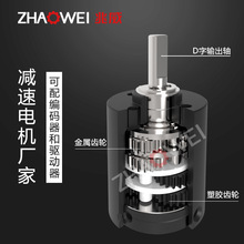 兆威推桿直線電機 智能抽屜24v升降蝸輪蝸桿微型直流行星減速電機