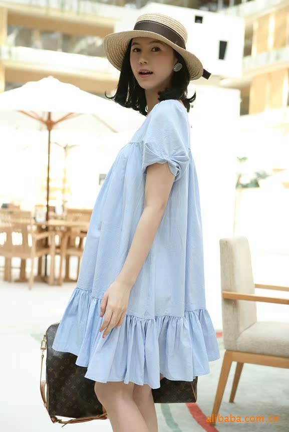  孕妇 装-孕妇装  孕妇裙 韩版孕妇装 大码纯棉 孕妇 