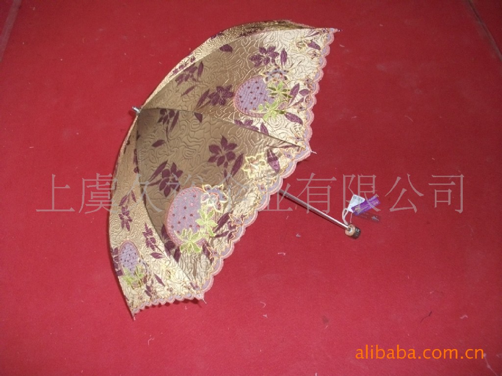 【珍珠电脑精品刺绣<em>女士太阳伞</em>遮阳效果好】价