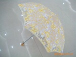 【特卖】批发供应雨中鸟二折绣花洋伞