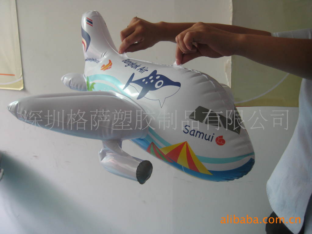 深圳工厂供应飞机 充气飞机 飞机玩具 PVC飞机
