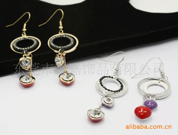 【耳环 滴油耳环 时尚耳环 锆石耳环 铜耳环】耳环 滴油耳环 时尚耳环 锆石耳环 铜耳环批发 - 中国供应商