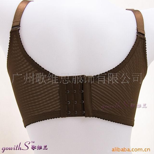 歌维思品牌内衣 深啡性感 调整型聚拢收副乳文