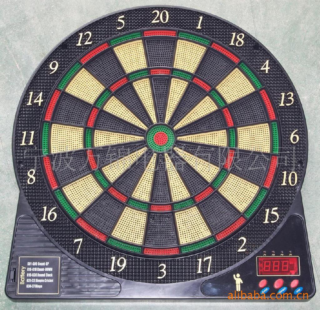 镖-4人游戏led飞镖-彩盒包装自动积分电子靶-飞