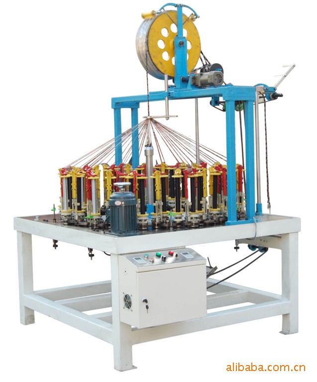 【绳编织机器 编绳机器 松紧带机器 编绳机】