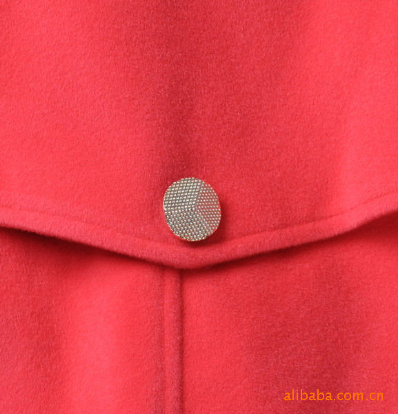 0873#2010冬新款 韩版修身长款羊毛呢大衣 带
