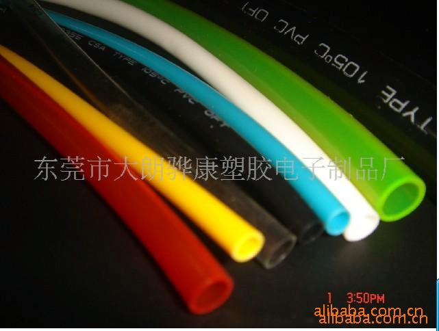 供应彩色光亮PVC胶管,彩色PVC套管,环保PVC套管