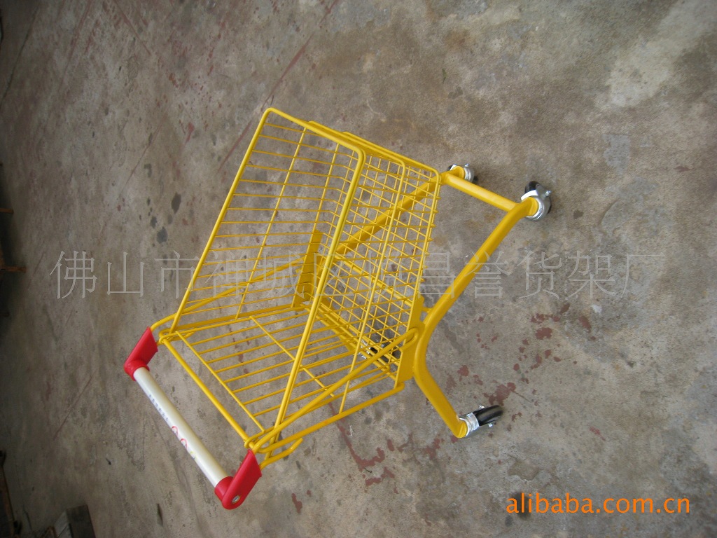 佛山商场超市儿童电镀购物车、超市货架图片,