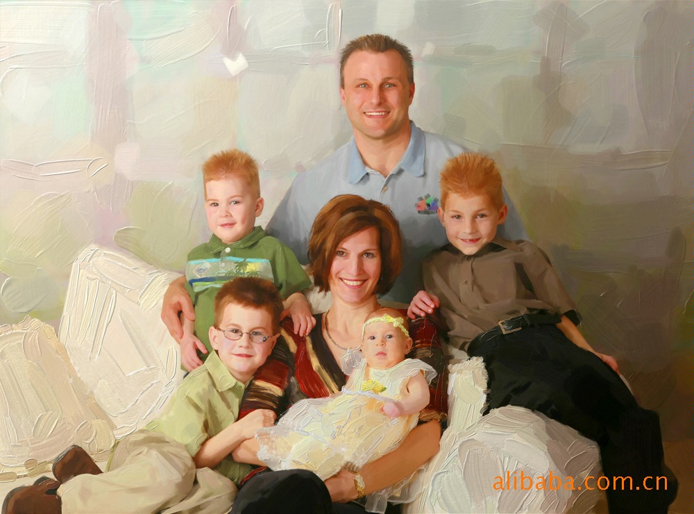 【油画肖像_高清油画_定制肖像_人物肖像】