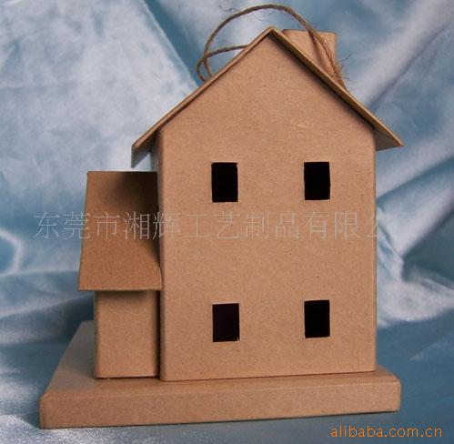 折叠纸房子,益智玩具,立体涂色房屋,组合玩具屋