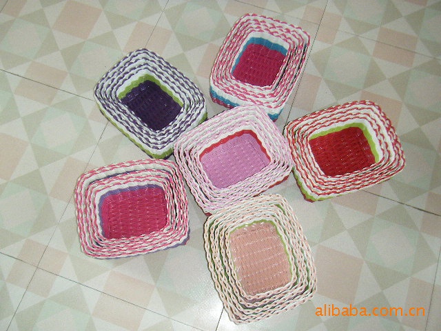 批发采购碗、碟、盘-塑料编织篮,买菜蓝,洗衣筐