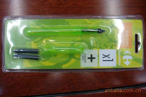 hd-0022 双泡墨水囊钢笔 可换墨水囊 一次性钢