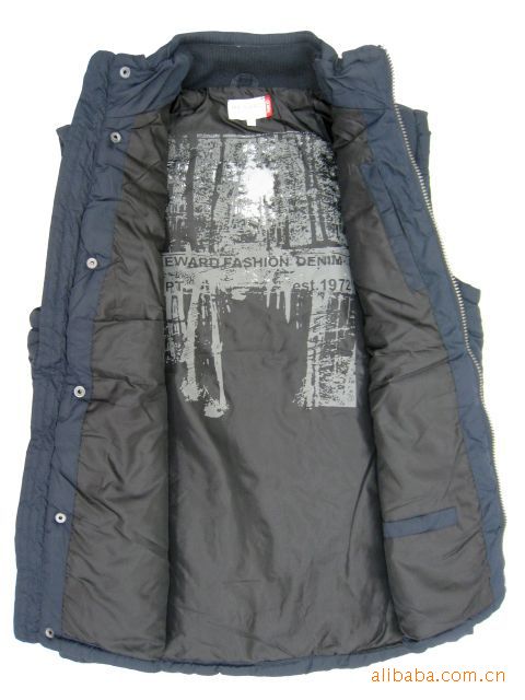 【外贸服装 外贸男装 <em>男式夹棉马甲</em> 加厚背心 男