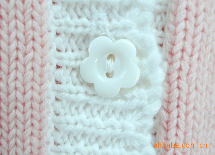 批发纯手工编织儿童纯棉<em>毛线开衫</em>女童<em>外套</em>19