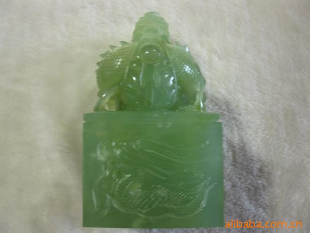 批发采购玉器工艺品-批发岫岩玉石印章，玉玺印章，编号YB001号批发采购-玉器尽