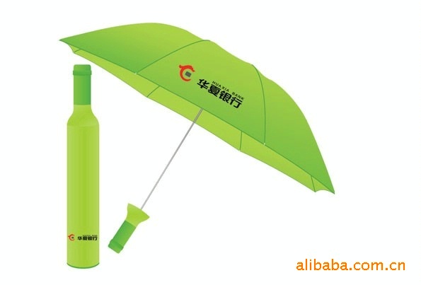 【外观新颖精美酒瓶雨伞糖果雨伞日本娃娃雨伞