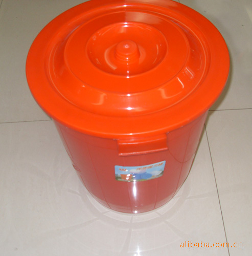 批发供应塑料水桶 45大水桶 塑料大水桶 红色塑