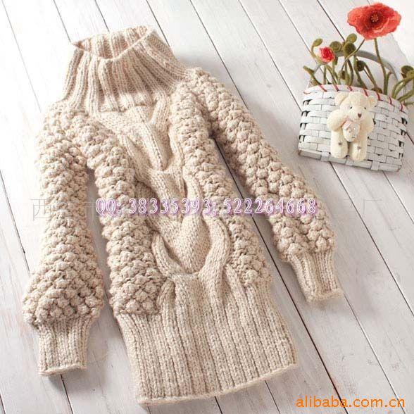 供应手工<em>儿童毛衣</em> <em>手织</em>毛衣 手工毛衣 手打毛衣