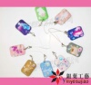 供应PVC膜手机链 PVC手机挂件
