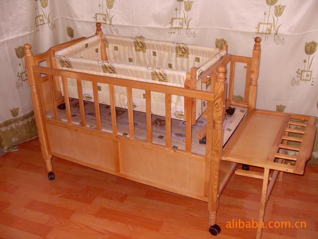 厂家直销 实木童床\/bb床\/宝宝床\/多功能\/婴儿床