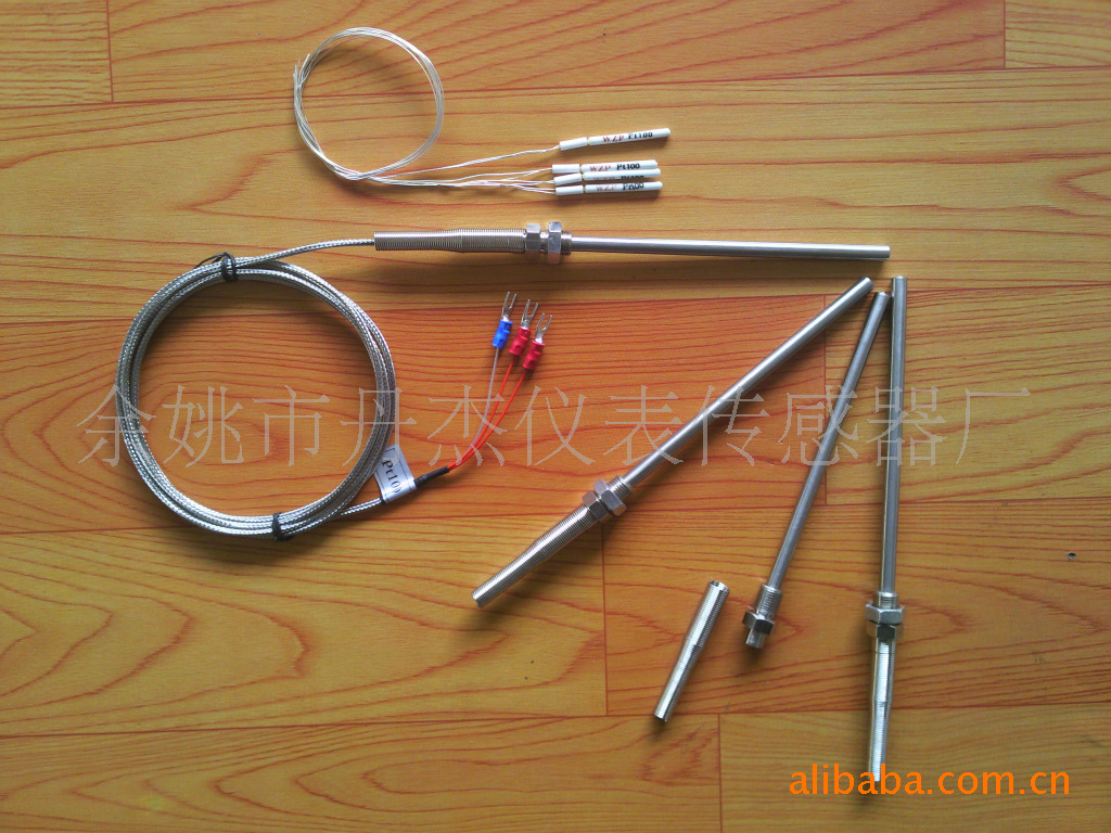 优质供应热电阻 PT100温度传感器 探头式绝缘