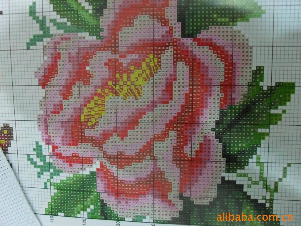 【厂家直销】凤凰<em>十字绣 花环少女</em> 11CT 35.0