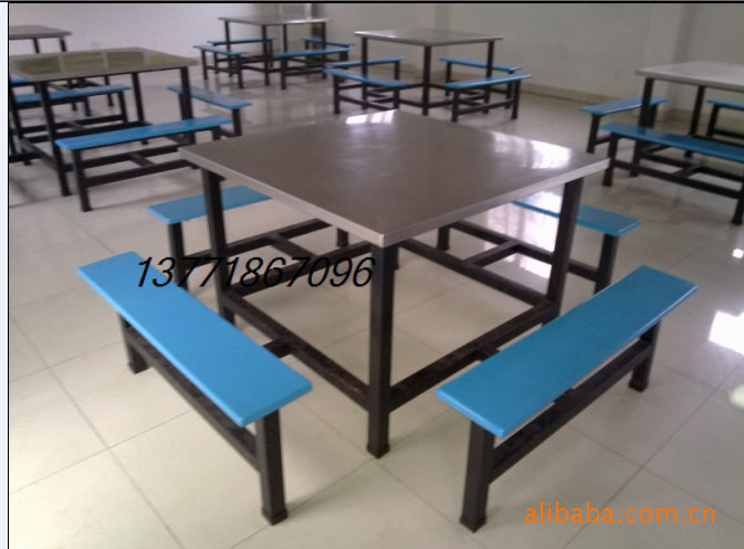 【8人餐桌,八人餐桌,员工快餐桌,员工吃饭桌】