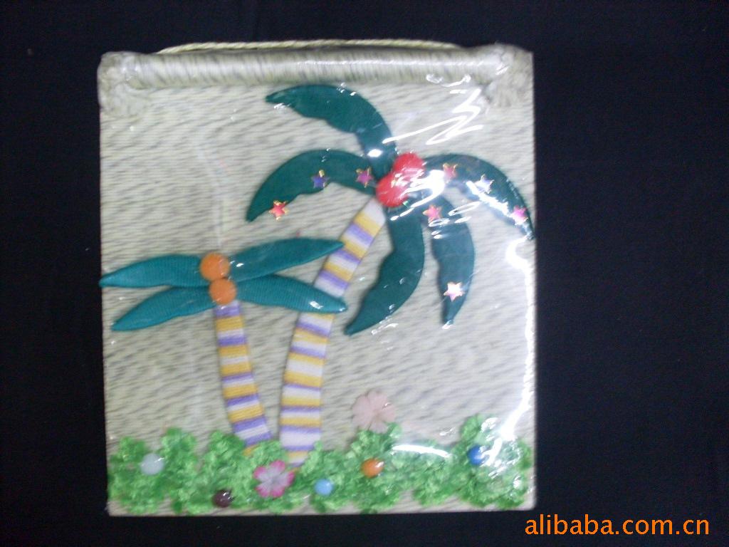 具 DIY大号毛线贴画,红房子手工制作挂画,手工工艺品 其他