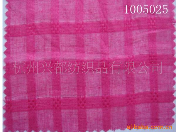 1005025全棉提花薄纱面料