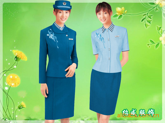 【供应航空服 制服套装 正装 职业装 专业设计订