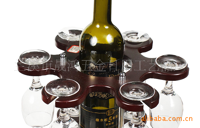 批发采购厨用笼、架-红酒吧台木制红酒架 酒具