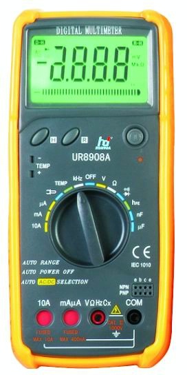 供应弘大机械保护式数字万用表UR8908A_伏安