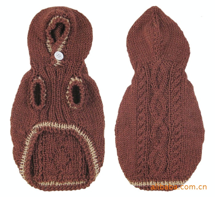 大量批发<em>狗狗</em>冬季带帽<em>毛衣</em> 宠物衣服 三色 <em>小狗</em>