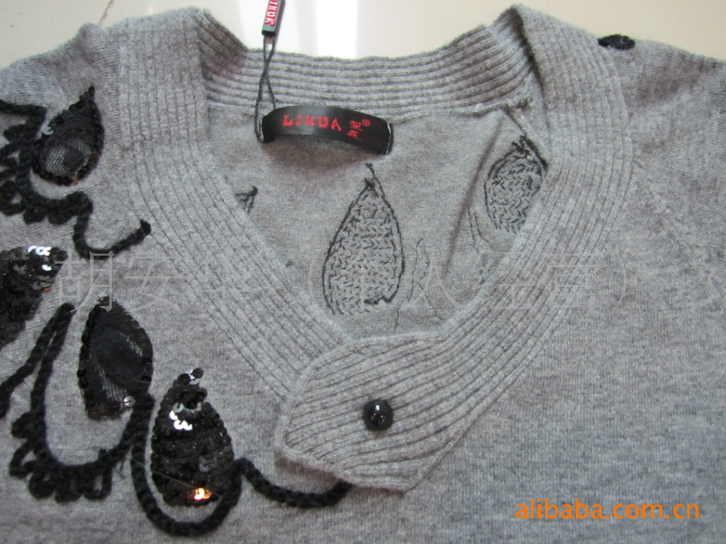 2010年最新女士编织款式毛衣 长款羊绒\/兔绒批