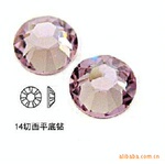 仿奥平底钻,DMC仿捷克钻,服饰辅料,平片,八角片
