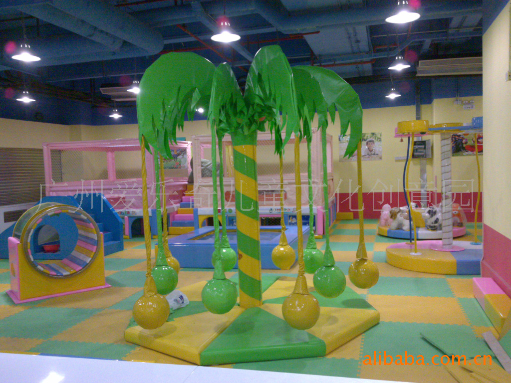 【淘气堡 儿童游乐设备 儿童乐园加盟 椰子树 幼