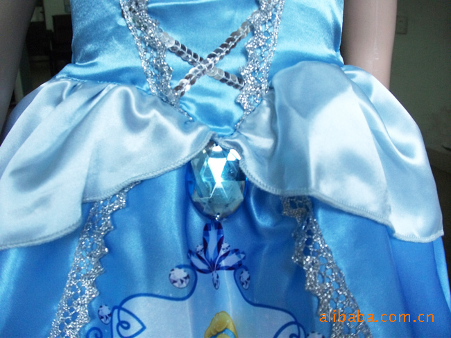 广东广州供应2011春夏<em>迪士尼女童公主裙</em>灰姑