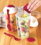 ɫ����saladcup with fork