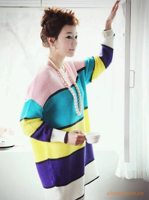 批发采购女式衬衫-C8678韩版执卖<em>毛衣</em> 43元批