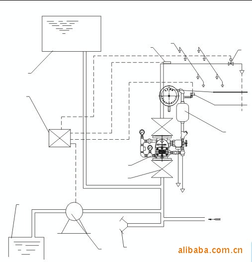 建筑设备 消防设施 火灾警报装置/警铃 湿式报警阀,报警阀(图) 图集