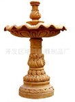 GRC 玻璃钢 喷泉 花盆 圆雕 园林 别墅装饰 可做喷水用