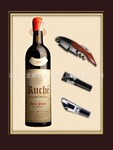 厂家供应2011经典红酒礼品皮盒|MDN-565金卡方型礼盒【定做】