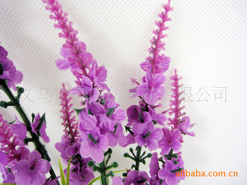 仿7叉普罗旺斯熏衣草 仿真花 绢花 插花园艺装