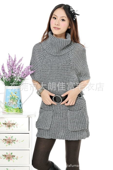 供应<em>高领中</em>老年<em>时尚</em>丝光棉女式<em>毛衣</em> - 供应<em>高领</em>