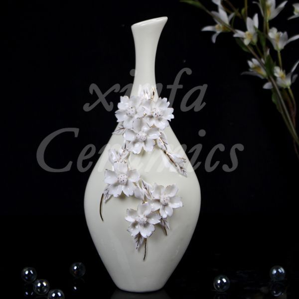 工厂直销精美家居陶瓷花瓶 色土花瓶 寄花花瓶